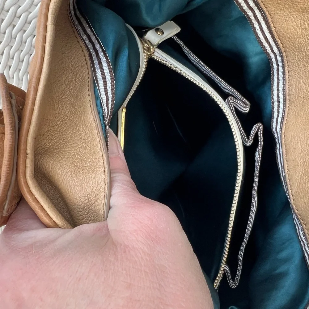 Henri Bendel Lamb Skin Leather Shoulder Bag - Picture 13 of 15